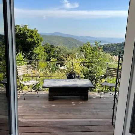 T3 Independant Dans Piscine Privee Vue Panoramique Tres Calme 4personnes בית נופש פורטו-וישיו